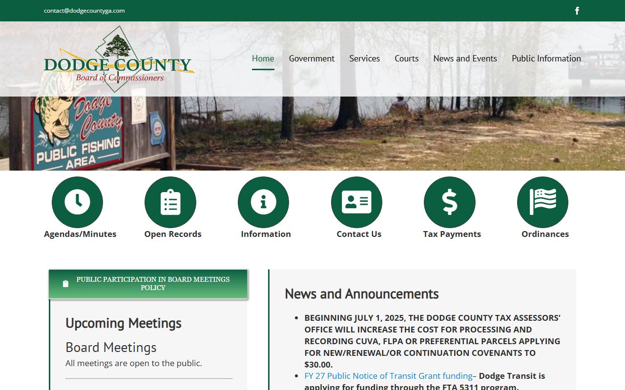 Dodge County Georgia divorce records official county website