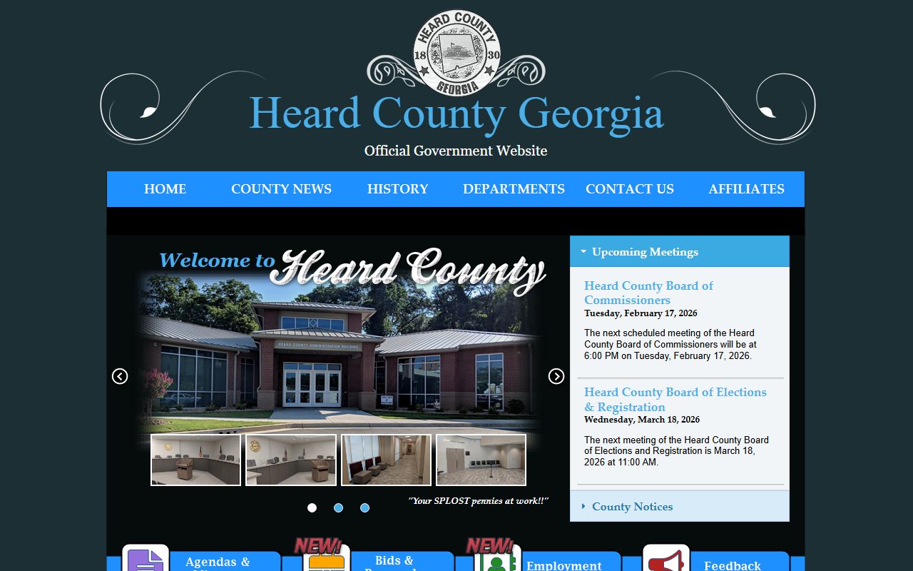 Heard County divorce records government website