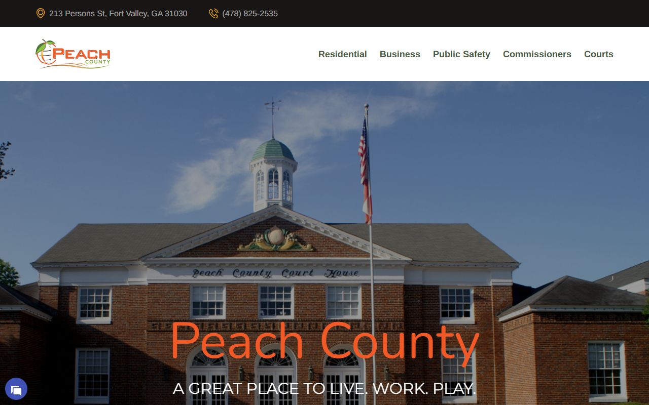 Peach County divorce records government website